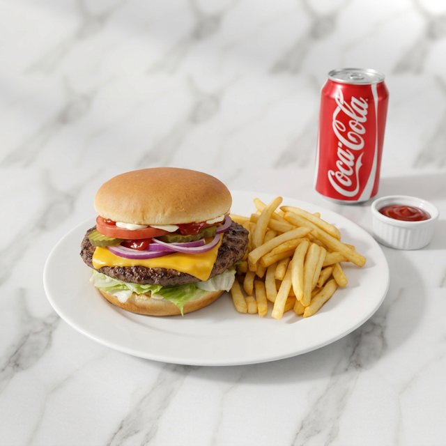 Single Cheeseburger Combination.