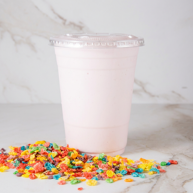 Fruity Pebbles Milkshake.