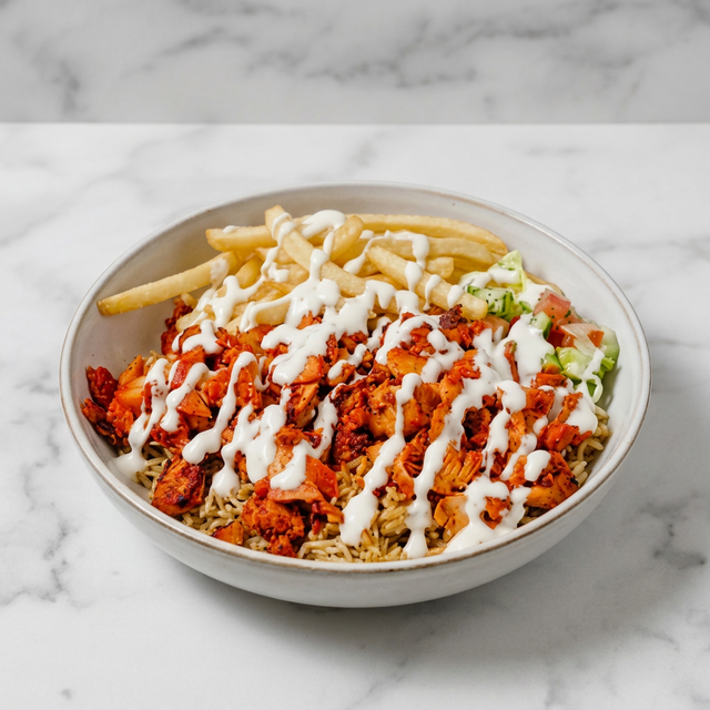 Chicken Over Rice.