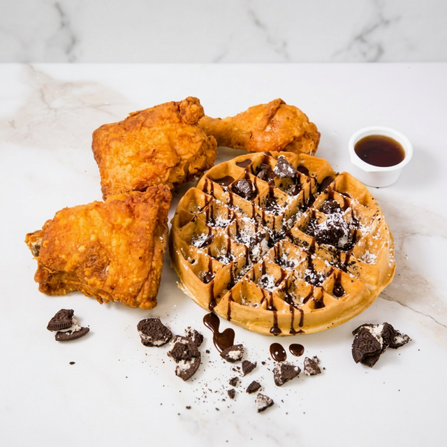 Chicken and Waffle.