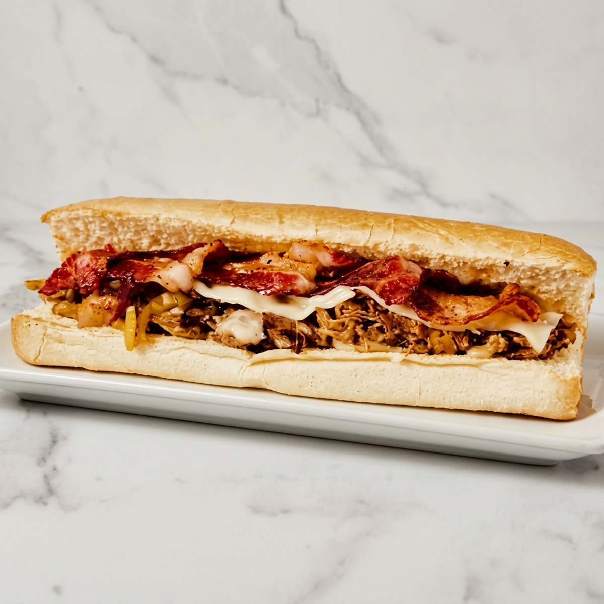 Baconator Philly Cheese Steak